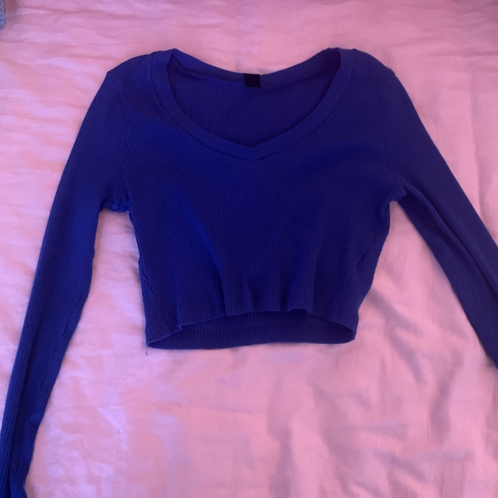 Blue Longsleeve Top